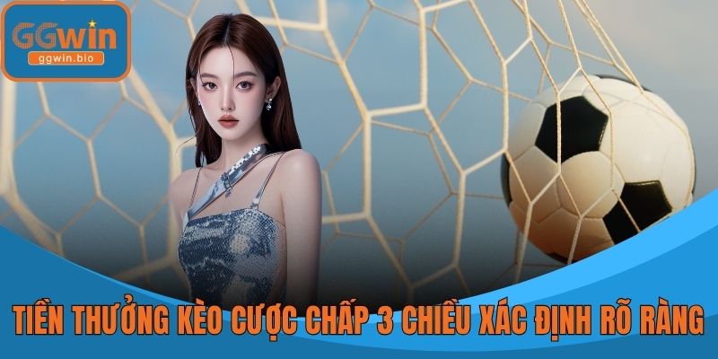 Tiền thưởng kèo cược chấp 3 chiều được xác định rõ ràng theo tỷ lệ